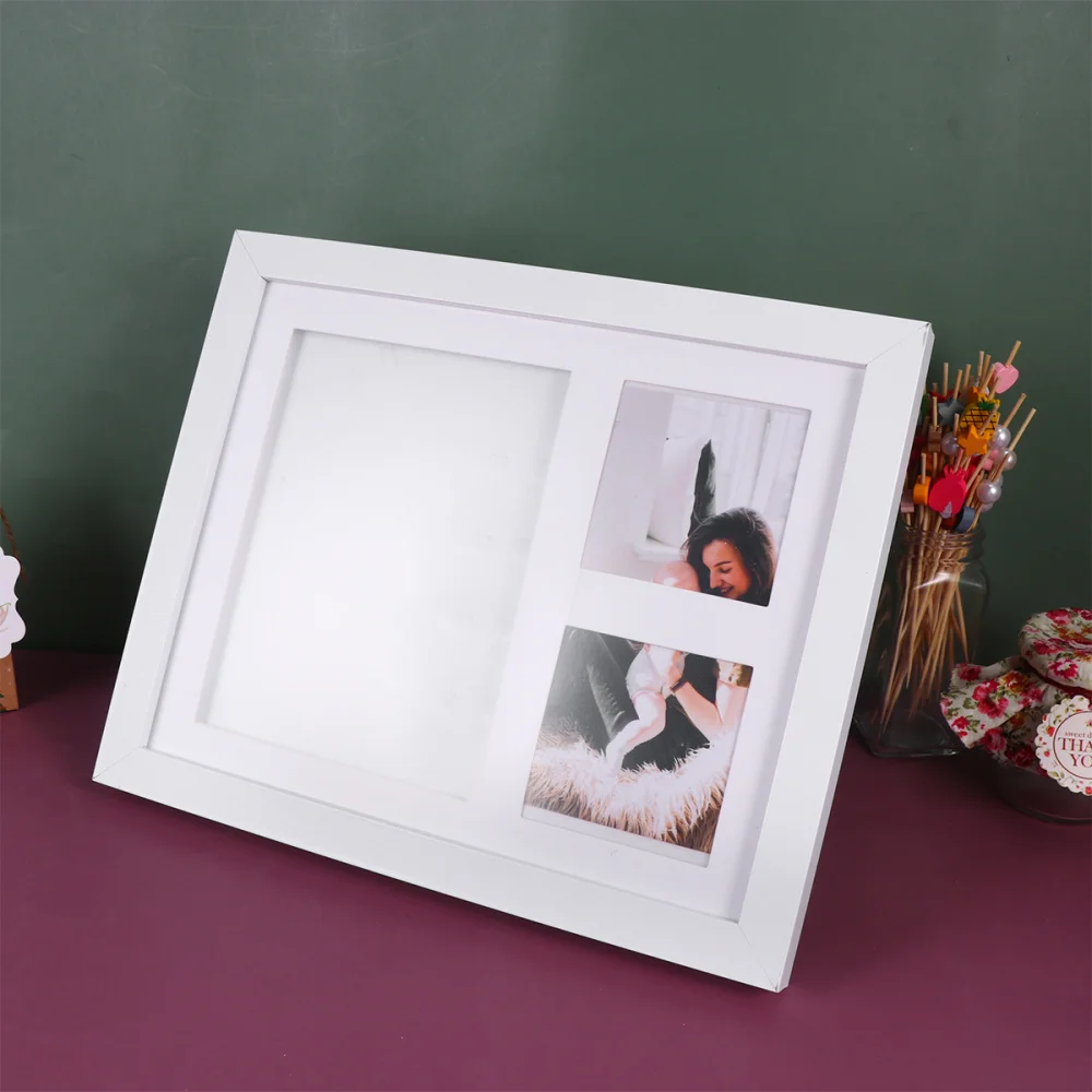 1 Набор креативная фоторамка с ручной печатью глиняная изображением следа фото