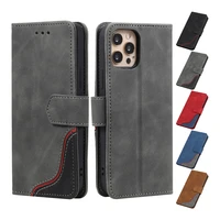 leather flip wallet case for oppo f19 pro plus a53 reno 5 5z 5f realme 8 x7 pro c21 c11 card stand slot phone cover coque etui