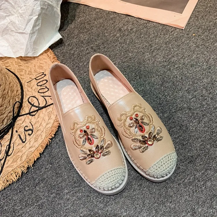 Женские туфли лодочки из мягкой овечьей кожи с круглым носком|Женские туфли| |