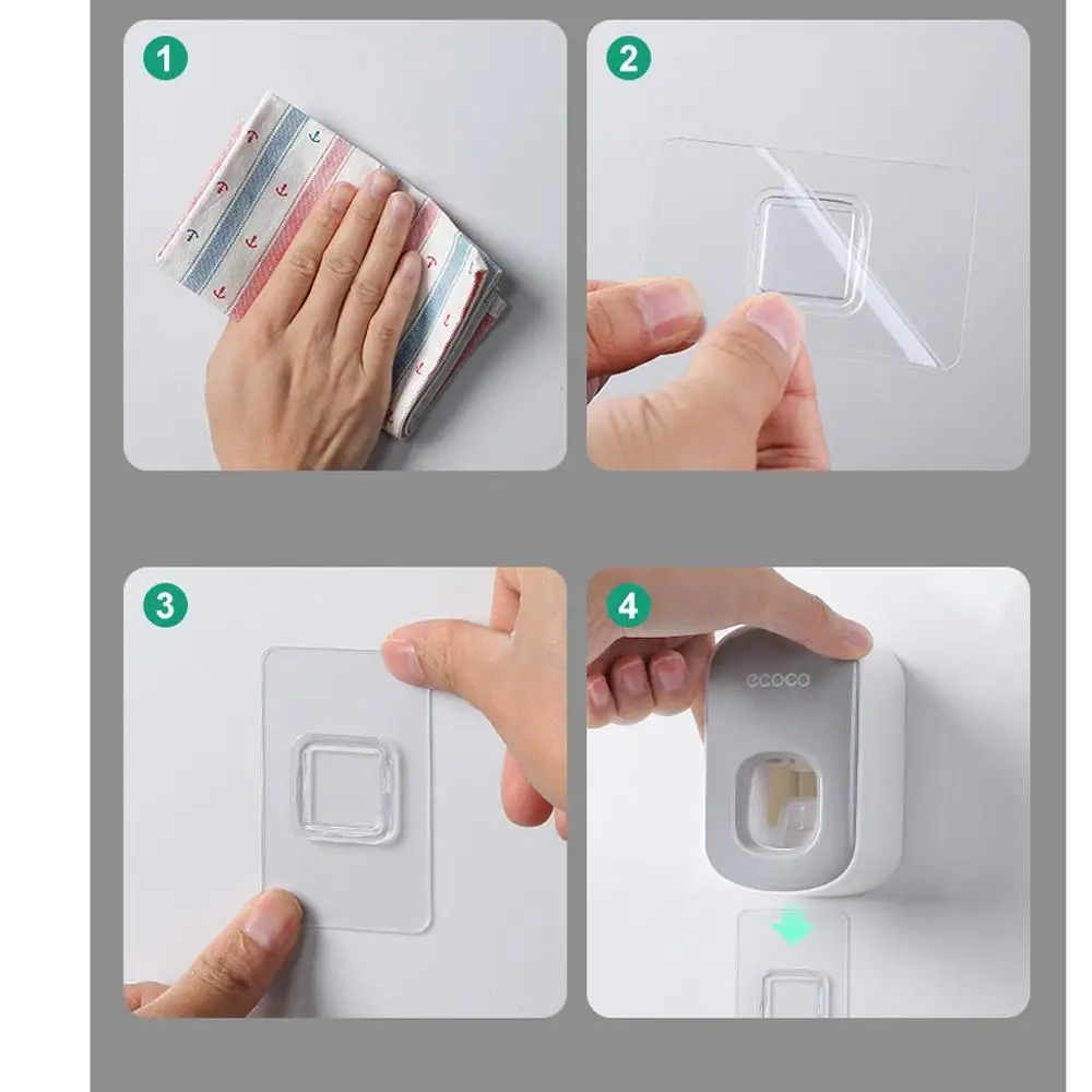

Wall Mount Automatic Toothpaste Dispenser Bathroom Accessories Set Toothpaste Squeezer Dispenser Bathroom Toothbrush Holder Tool