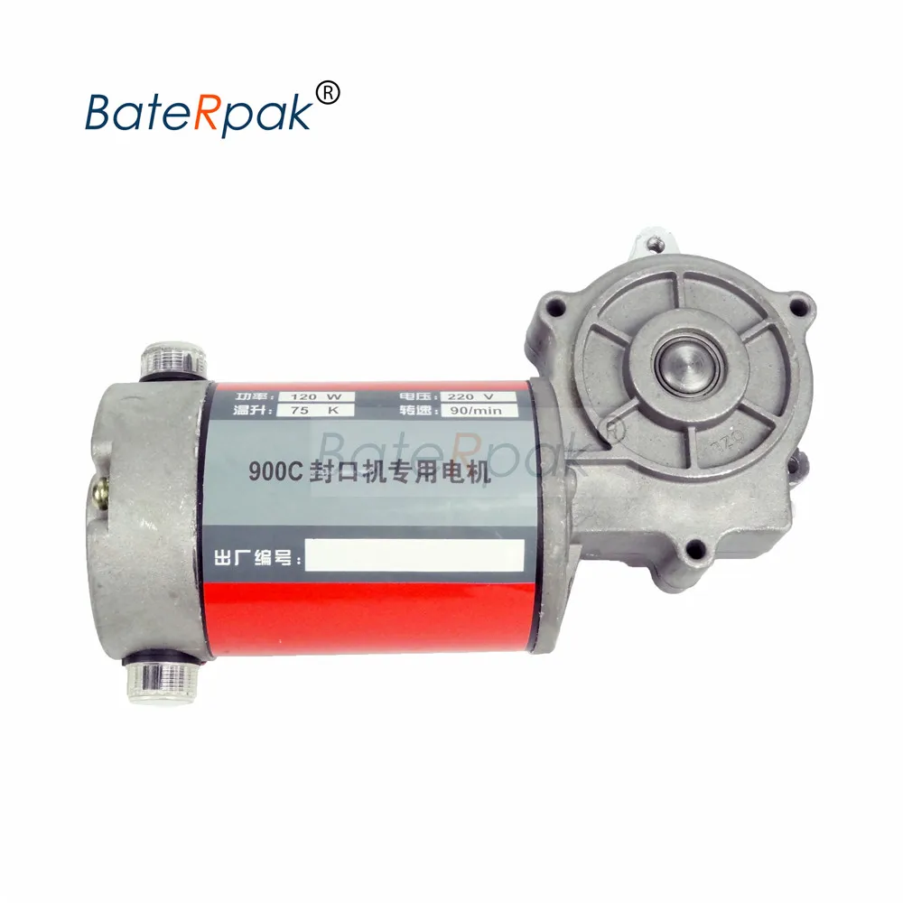 BateRpak Motor for FR900 Continuous Band Sealing Machine,FR-900 Band Sealer Spare Part,120W,220V,90ramp/min