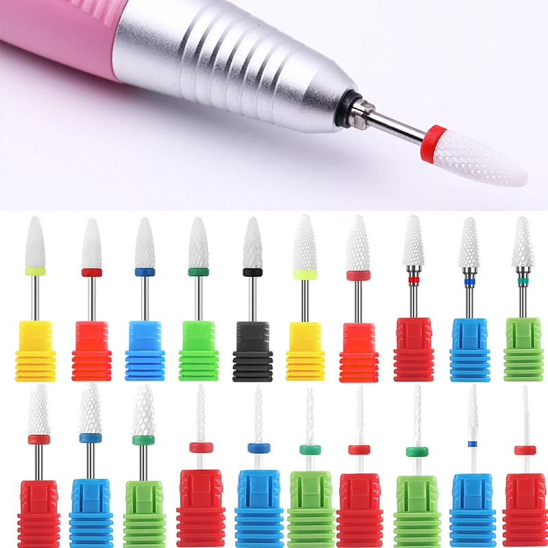 29 типов керамических фрез для ногтей электрические пилки фрезерная машина