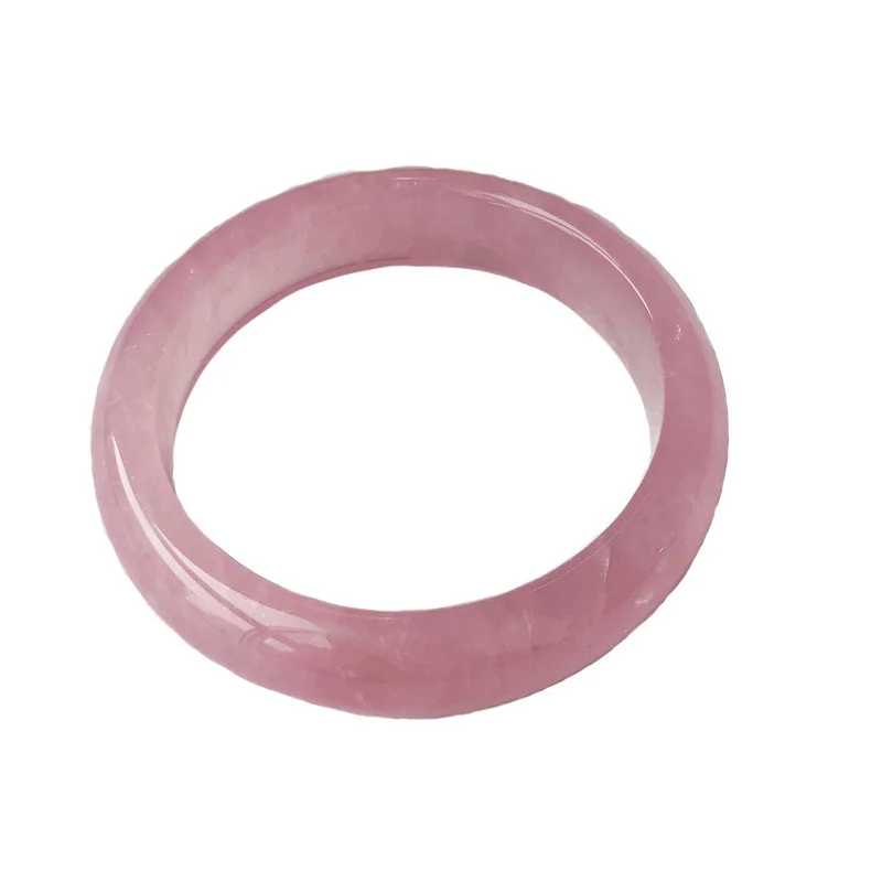 

Certificate Natural Agate Jade Chalcedony Bracelet Natural Pink 54-62mm Imperial concubine Bracelet Jewelry