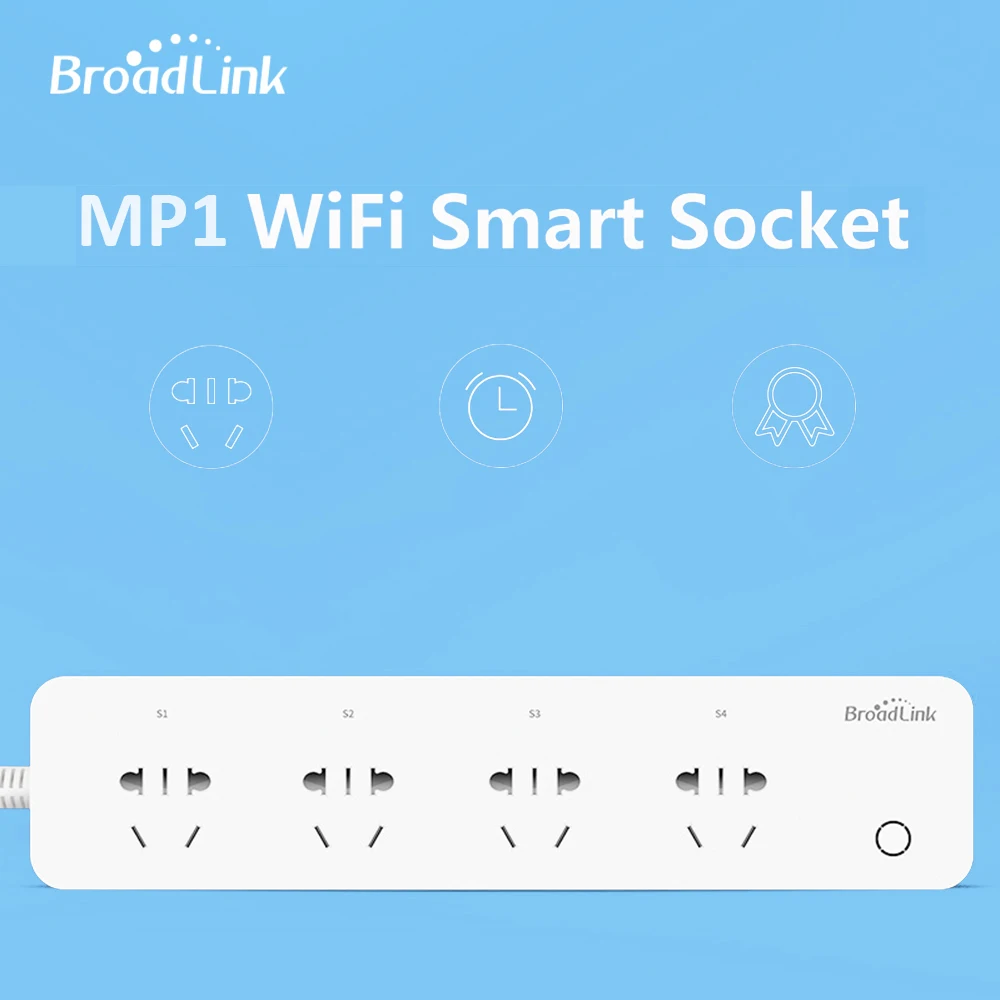 Оригинальный Broadlink MP1 розетка пульт дистанционного Управление отдельно этикетки