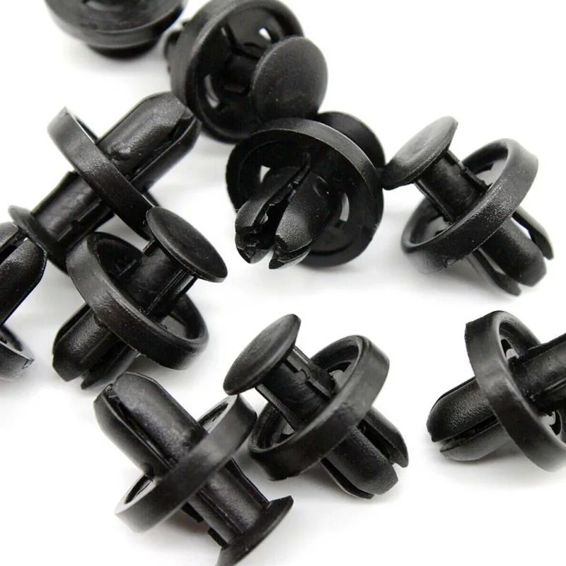 Комплект из 100 фиксаторов для Subaru BRZ Forester Impreza WRX Legacy Outback, нейлоновые нажимные фиксаторы 909140065 909140065 SU00302989