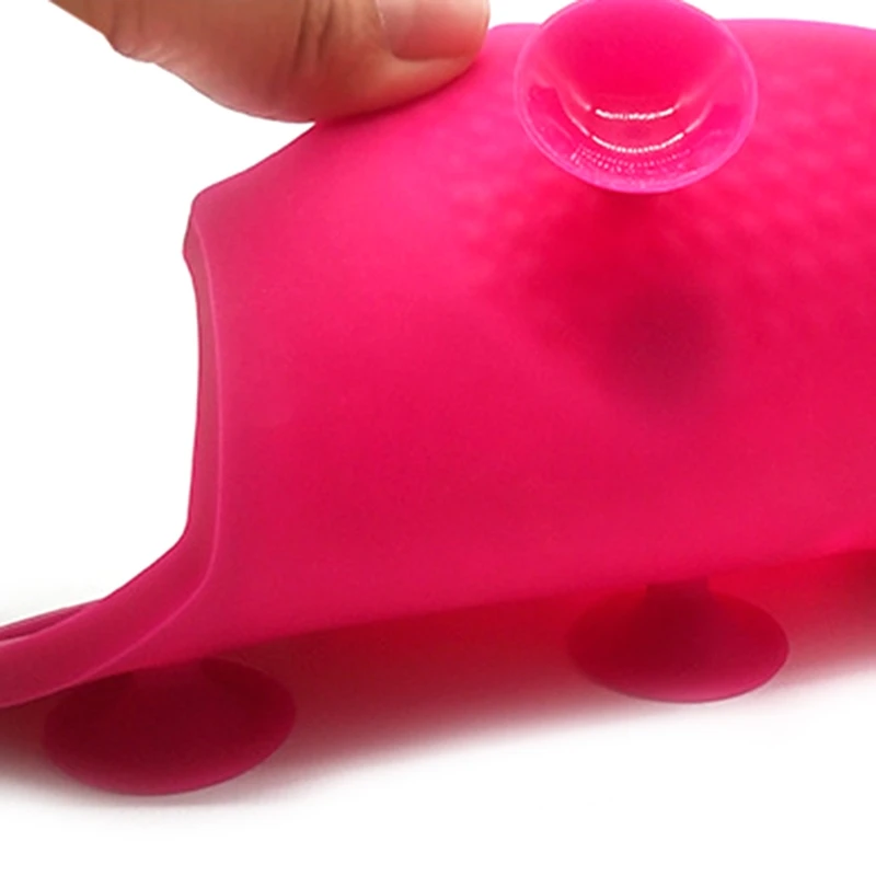 Портативная Милая мультяшная Кисть для макияжа чистящий коврик с присоской