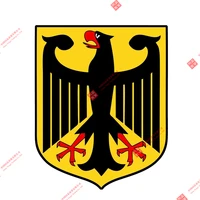 interesting german coat of arms car sticker pvc creative decal decal jdm car sticker diy car styling auto accessories