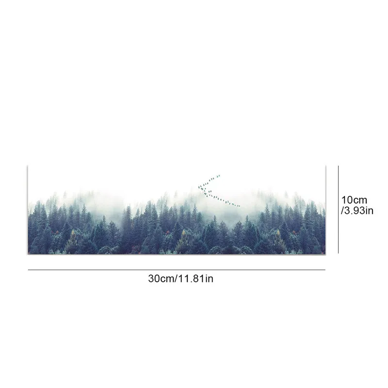 

YaMinSanNiO Wild Geese Flying South Canvas Painting Wall Art Forest Pictures for Living Room Posters and Prints Home Decorations