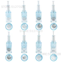 50pcs screw cartridge replacement 9 12 36 42pin nano needle tips for auto electric micro rolling derma stamp therapy x5