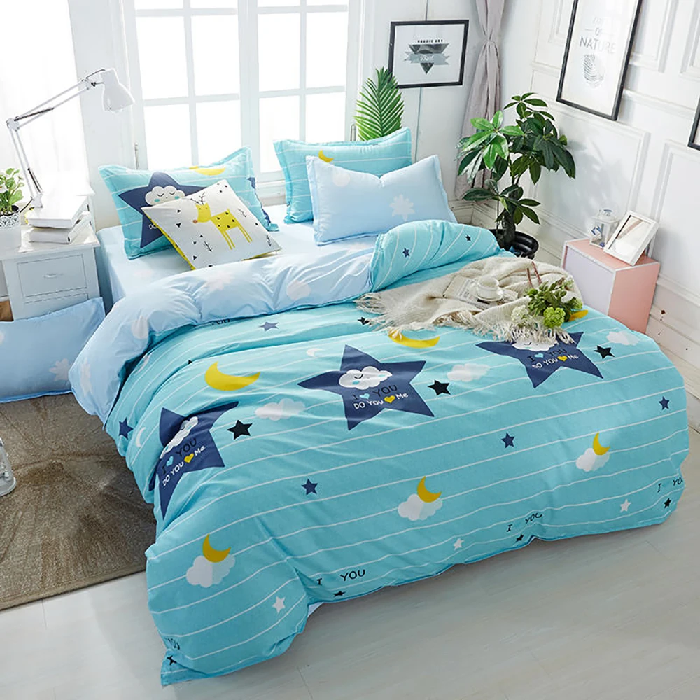 Thumпостельные принадлежности мультяшное постельное белье со звездами набор для