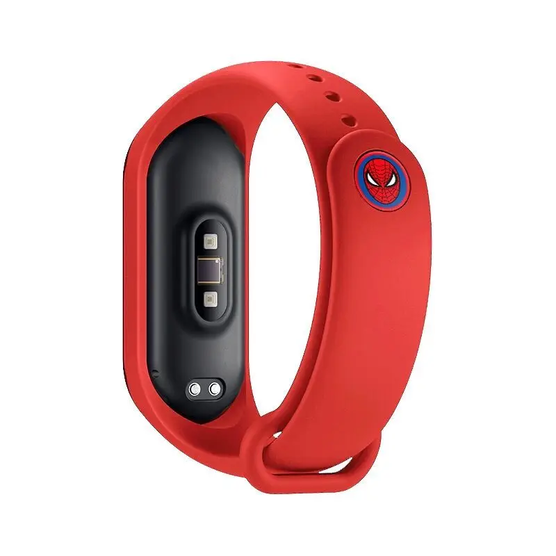 Для mi Band 4 3 силиконовый ремешок на запястье для Xiaomi mi 4 3 ремешок с металлической пряжкой браслет с узором mi band 4 Ограниченная серия - Цвет ремешка: Spiderman