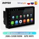 Автомагнитола DOVOX, мультимедийный видеоплеер на Android, с GPS, Wi-Fi, IPS экраном, для VW, Toyota, Nissan, типоразмер 2 Din