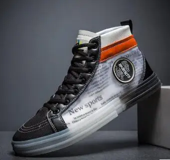 Новинка 2019 года сезон весна-лето прозрачная сетчатая парусиновая обувь Мужская