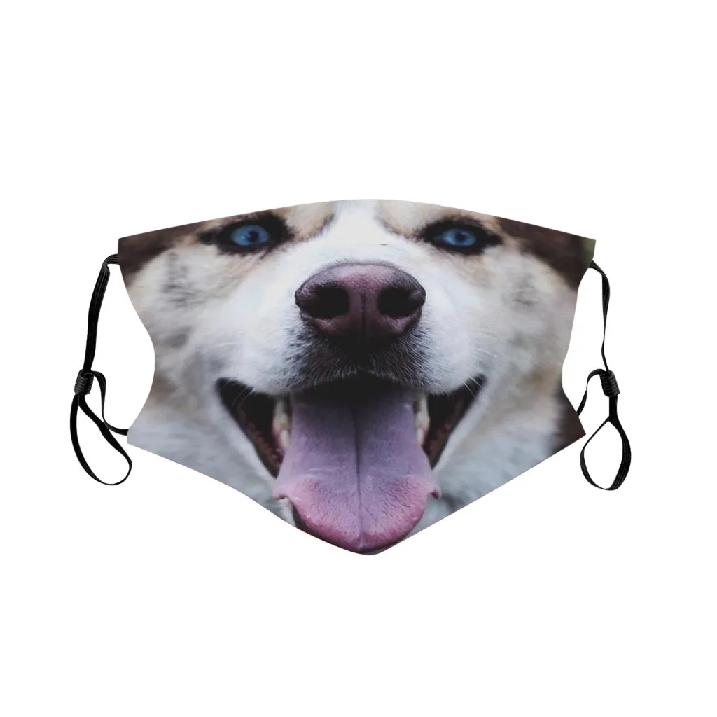 #30 маска для лица взрослых модная моющаяся повторно используемая дышащая с