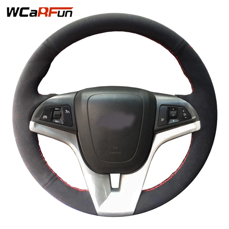 WCaRFun DIY индивидуальное имя Ручное шитье черная замша ручная строчка авто чехол
