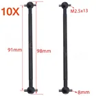 10 пар Стальной Металл Dogbone для RC 110 Электрический Himoto E10XT E10XTL Katana Truggy E10MT E10MTL Bowie Замена грузовика 31606