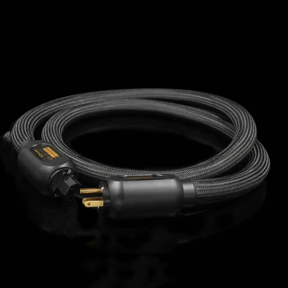 Отличный сетевой шнур питания Colleimage Hifi харма для США высокопроизводительный