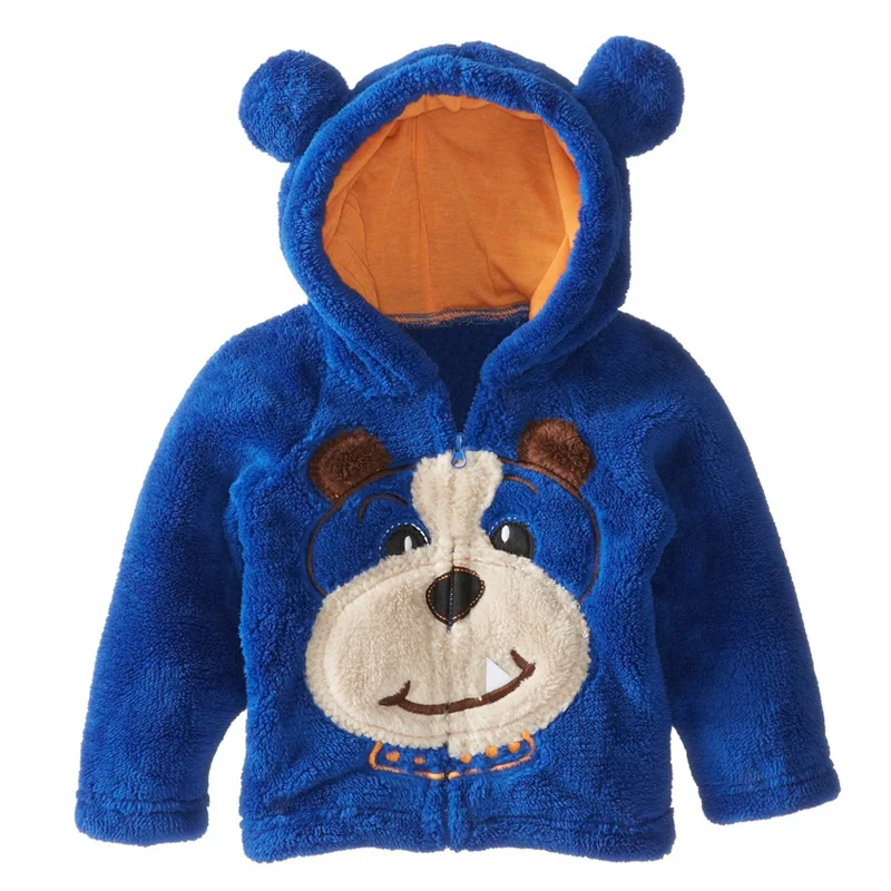 Пальто для мальчиков Классическая Осенняя флисовая Детская куртка с милым