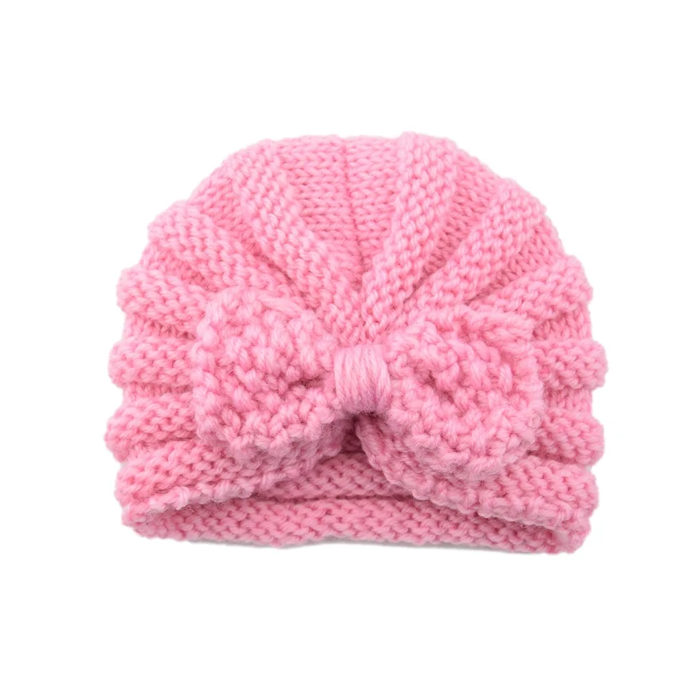 

Новинка 2021, Детская шерстяная индийская шапка с бантом, осенне-зимняя теплая шапка, популярная детская шапка с сумкой, зимние шапки для дете...