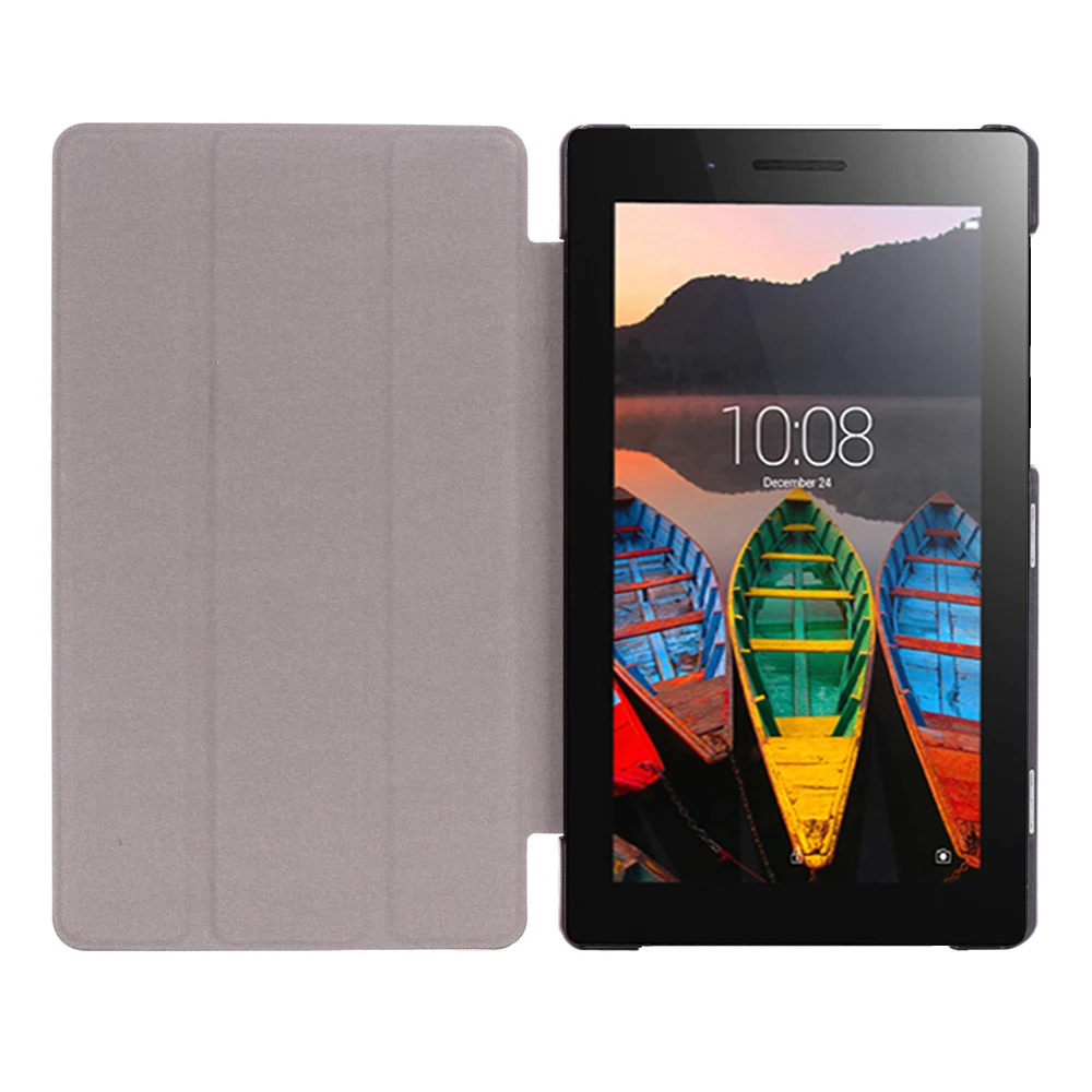 Чехол с принтом для lenovo tab3 7, базовая подставка, складной чехол из искусственной кожи для lenovo tab 3 7,0 710 710F, чехол для планшета