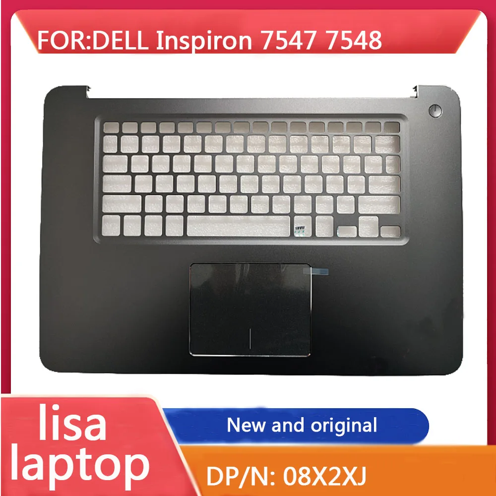 

New Original For Dell Inspiron 15 7548 7547 Palmrest Upper Case Keyboard Bezel Cover with Touchpad 08X2XJ US