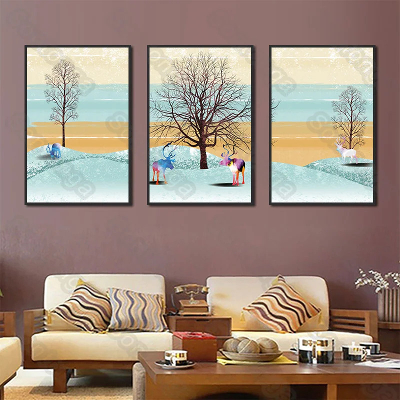

Tree Mural Modern Home Decoration Canvas Modern Living Room Decoration Painting Nordic Art Painting Art Poster Sofa Background