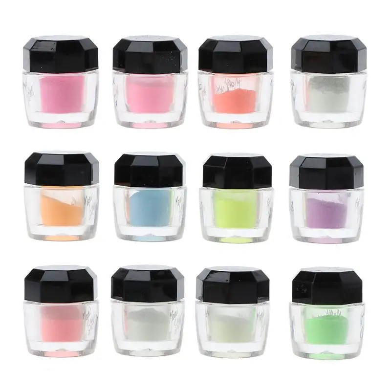 

12 Colors Luminous Resin Pigment Glow In Dark Powder Colorant Resin Jewelry DIY