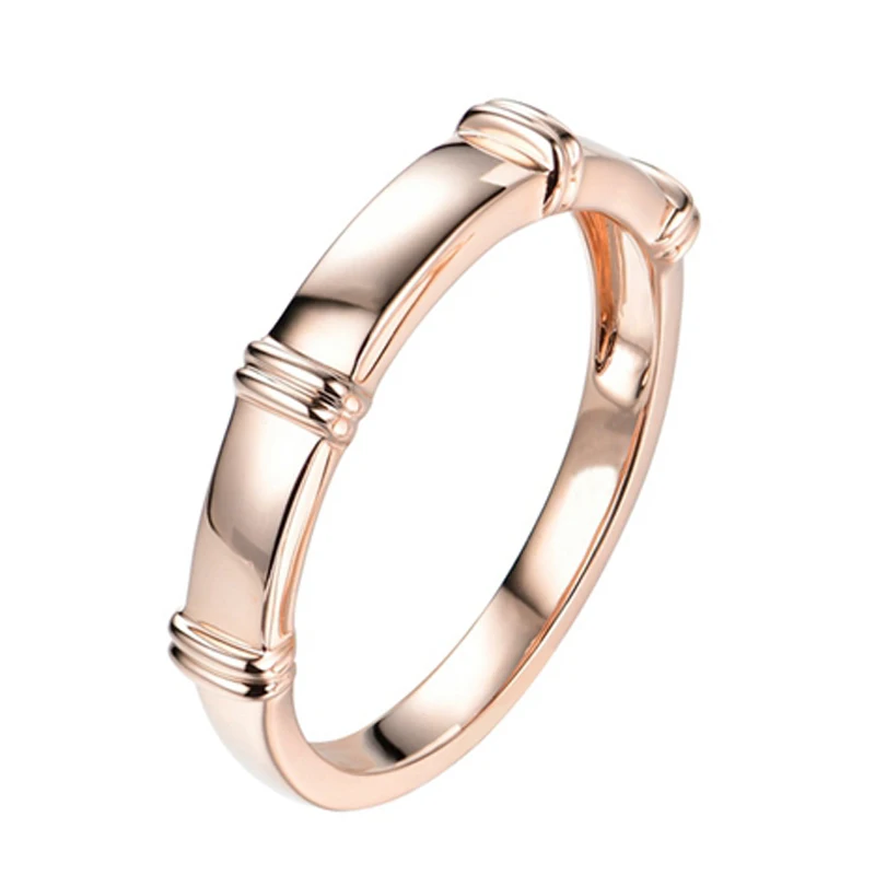 Men ring BAIHE, 14 к, розовое золото, H/SI, всего 0.13ct, натуральные бриллианты, обручальное кольцо, модное, хорошее ювелирное изделие, мужское кольцо, женское кольцо, пара колец - Цвет камня: Men ring