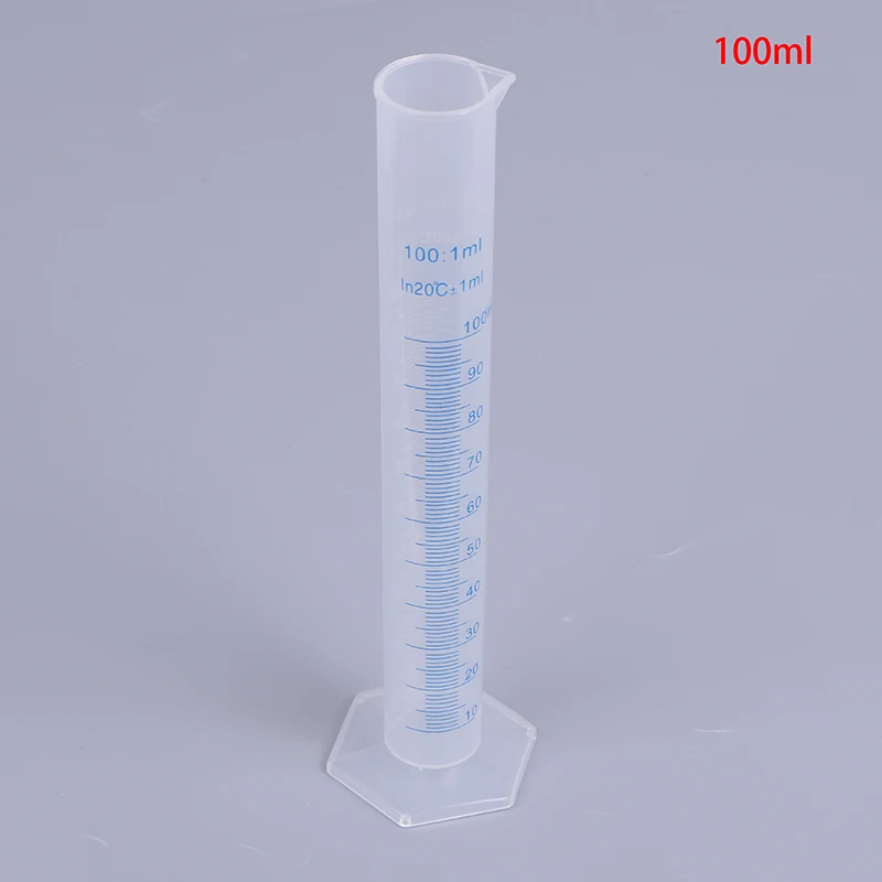 

1 шт. 100 мл, мерный стакан, пластиковый цилиндр для приготовления пищи, инструмент для химической лаборатории, лабораторный инструмент Dchool, л...