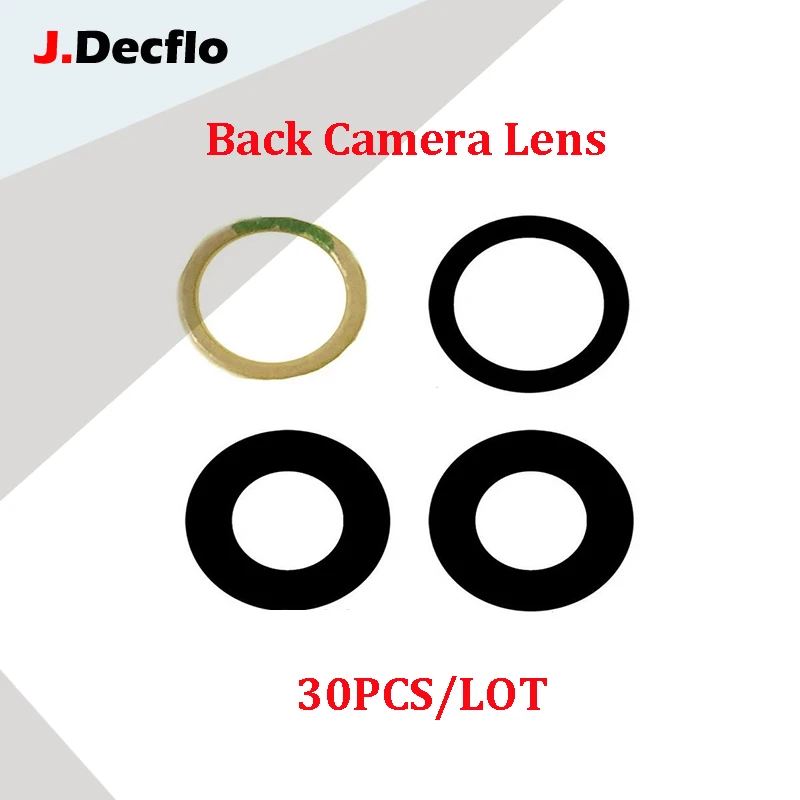 

JDecflo 30PCS/Lot Back Camera Glass Lens For iPhone 11 Pro 11Pro Max Rear Camera Cover 3M Sticker Holder Replacement Parts