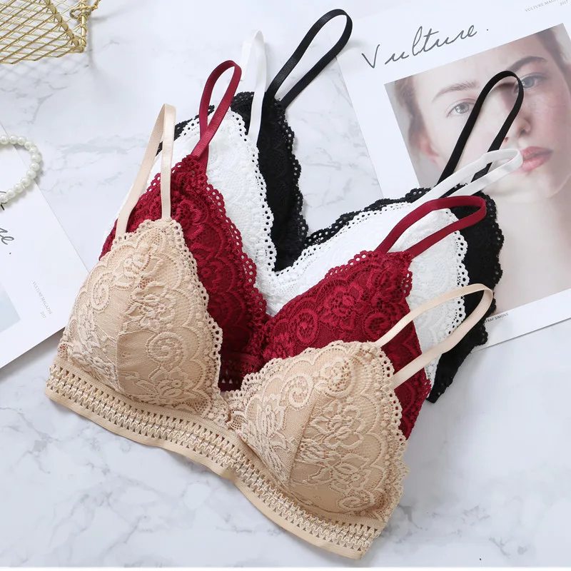 2019 Новое поступление тонкое кружевное женское белье во французском стиле с