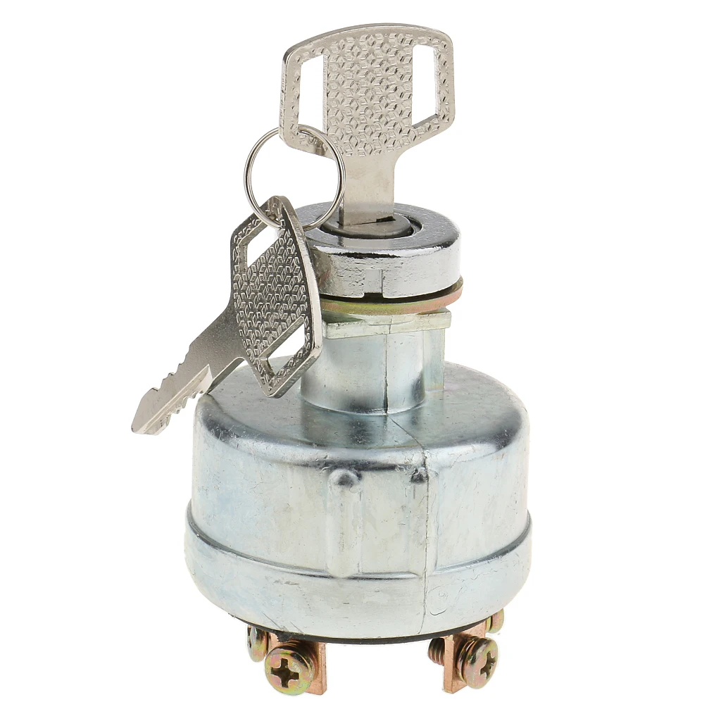 Universal 6 Terminal Ignition Lock Cylinder with 2 Keys for Forklift Car Bus | Автомобили и мотоциклы