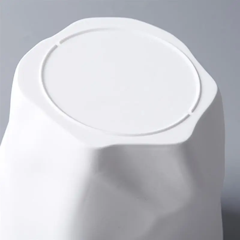 Корзина для мусора в скандинавском стиле плиссированная бумажная корзина белого