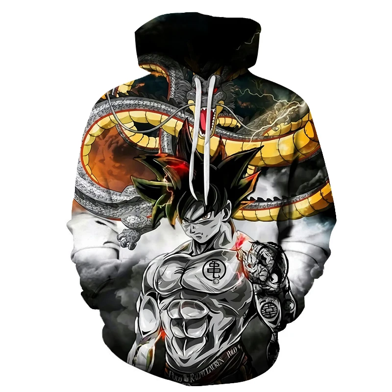 4 Дизайн Dragon Ball Z Goku толстовки DBZ толстый Гоку печать 3D Толстовка с капюшоном для мужчин и женщин Harajuku верхняя одежда унисекс Толстовка - Цвет: 4