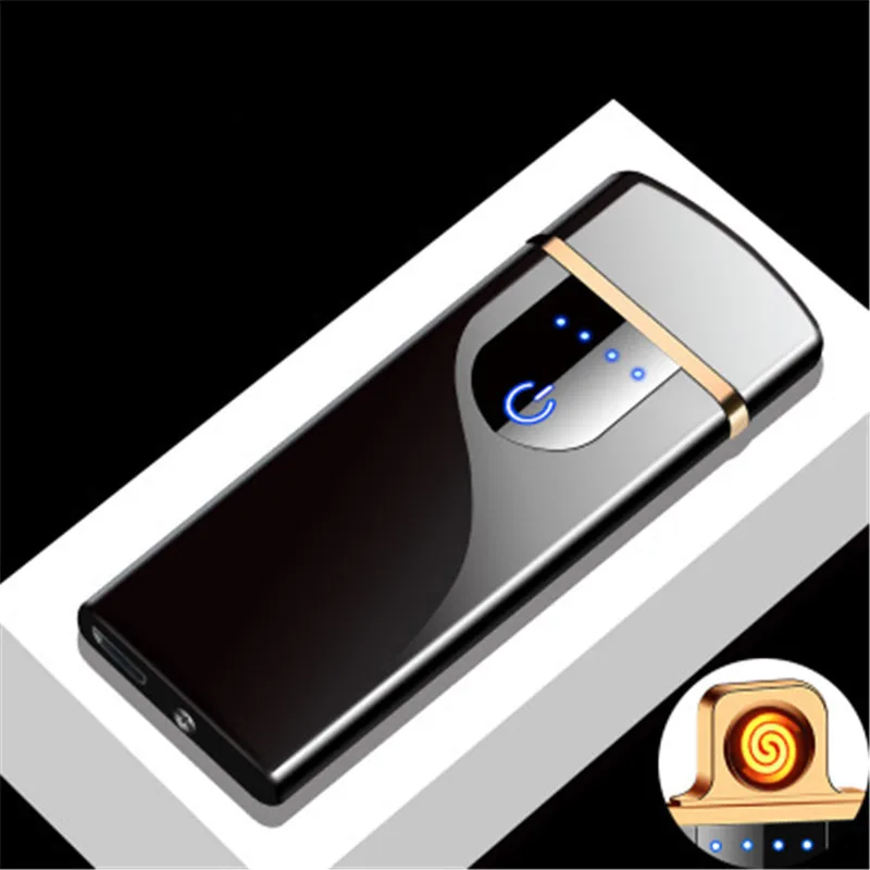 Мини USB Зажигалка сенсорная Индукционная креативная Мужская перезаряжаемая