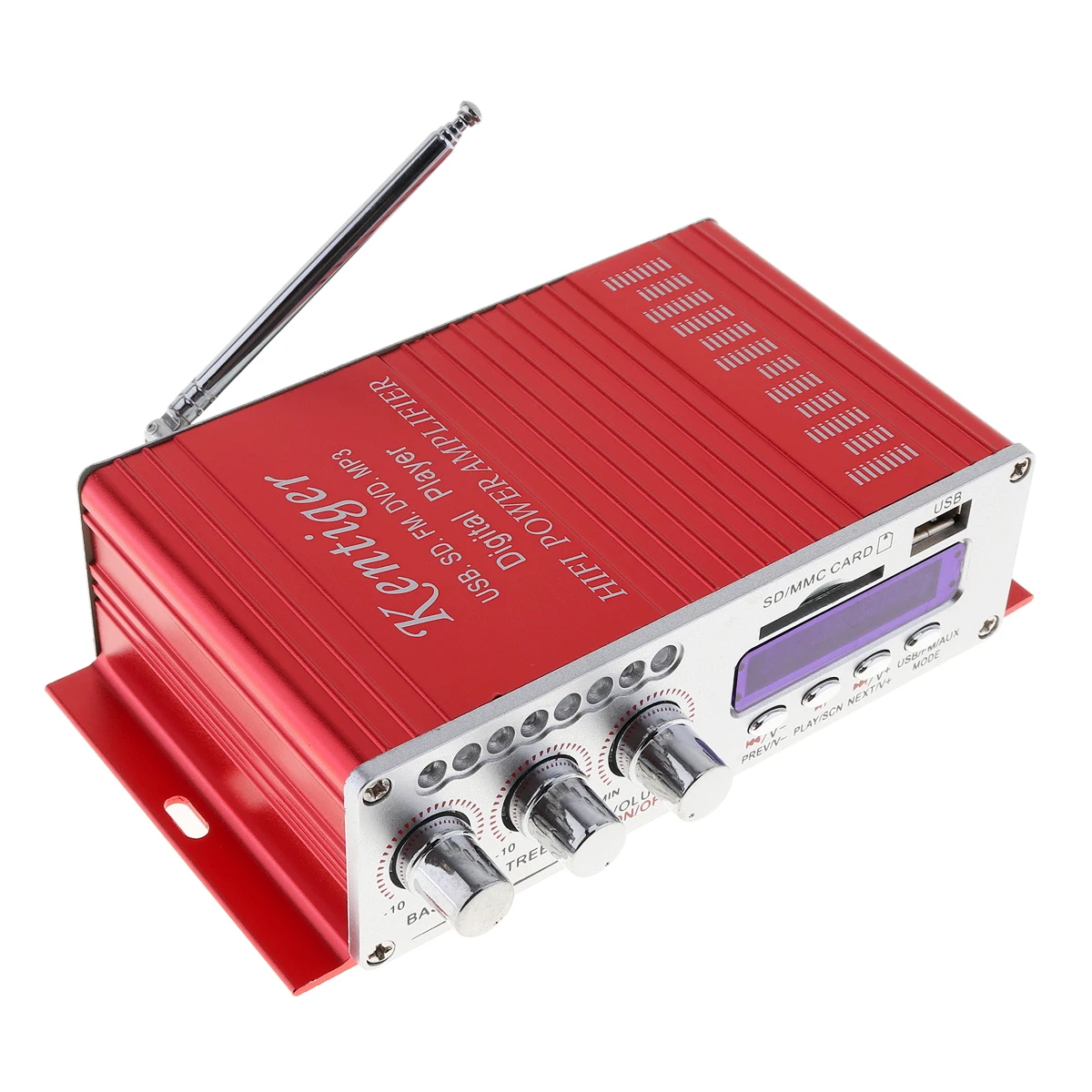 Fm-радио приемник HY-502 2CH Hi-Fi цифровой аудио плеер Автомобильный усилитель fm-радио стерео плеер SD USB MP3 DVD вход для автомобиля дома