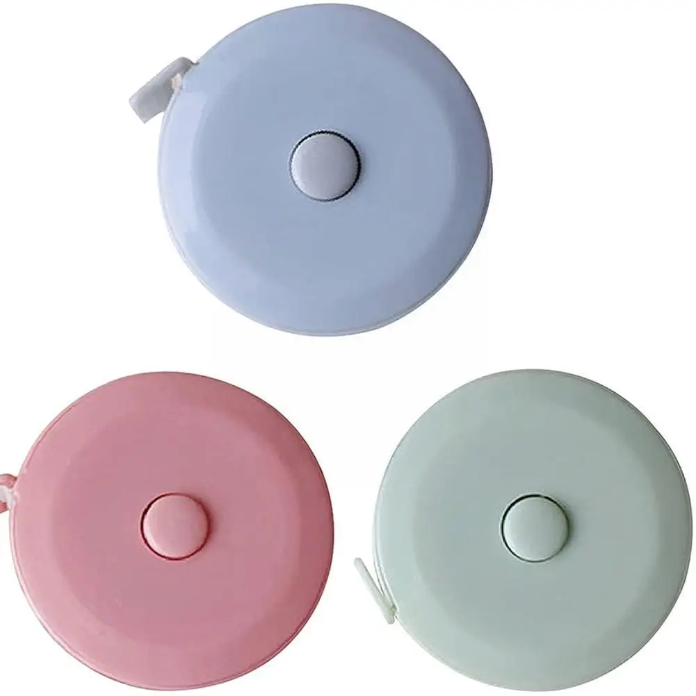 

Automatic Telescopic Mini Tape Measure Portable 1.5m Ruler Measuring Supplies Measure Tool School Stationery Soft Clothing R9R9