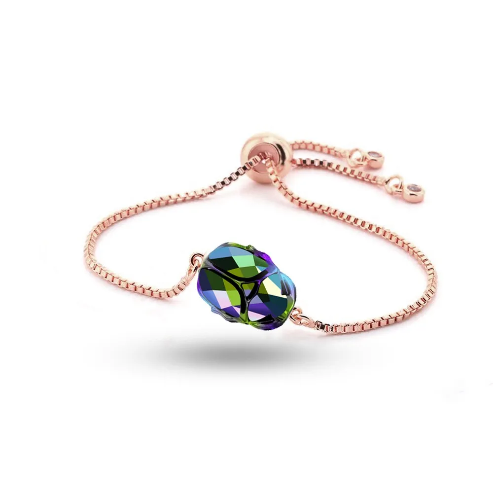 Весенний браслет с бусинами Ms Betti 5728 регулируемые Кристаллы из Австрия Модный