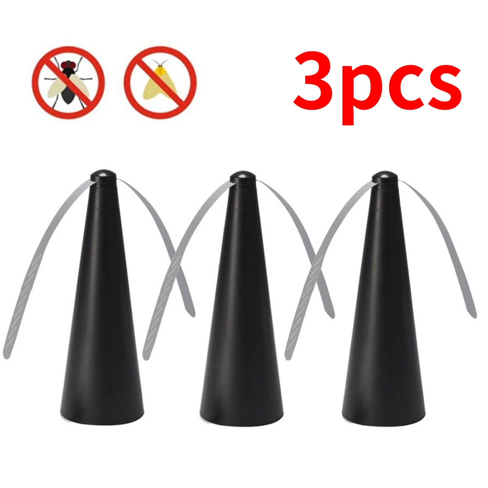 3PCS Fly Repellent Fan Keep Flies And Bugs Away From Your Food Enjoy Meal Mosquito Trap Mosquitoes Killer Pest Reject Scare | Дом и сад