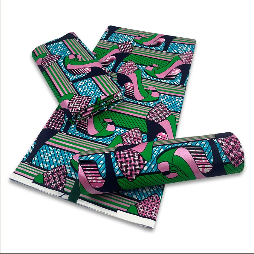 Фабричная цена африканская Модная Золотая вощеная ткань нигерийский Золотой