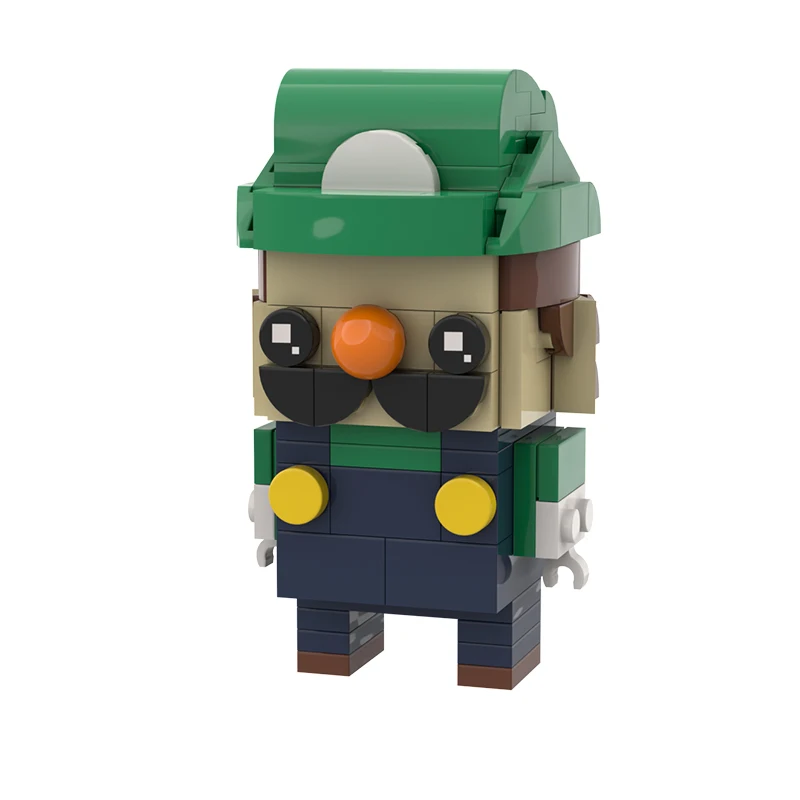 Новое поступление DIY moc Супер Марио Луиджи Йоши брикхедз фигурка строительные блоки игрушки для детей Подарки