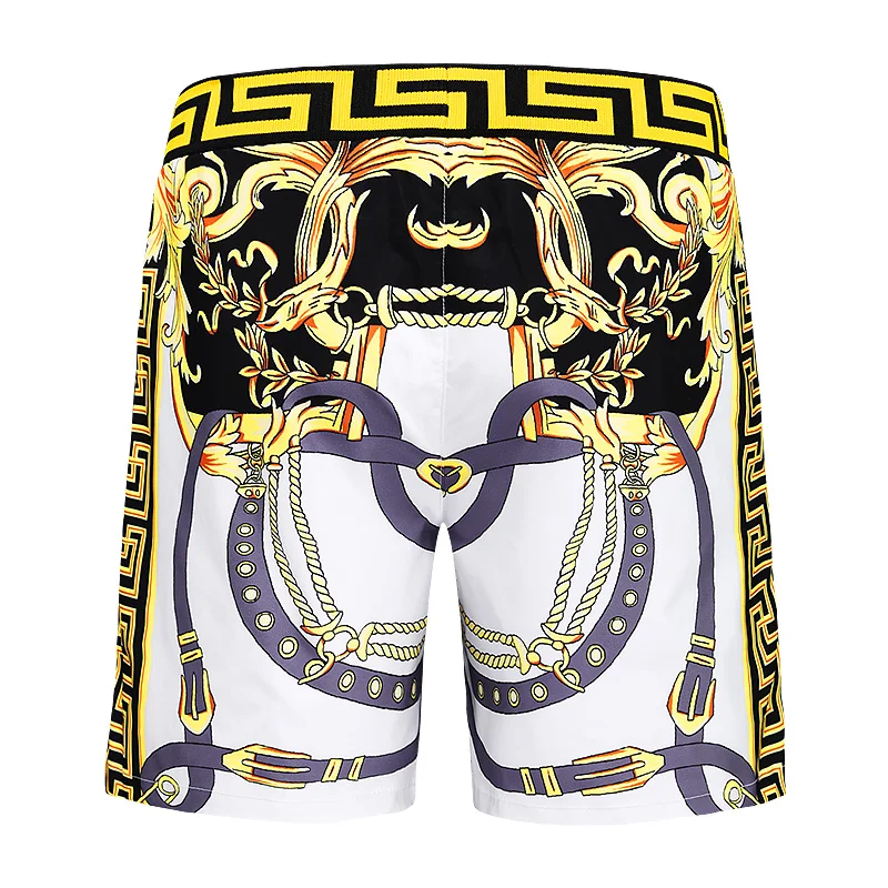 

New Men's Swim Trunks Quick Dry Beach Shorts with Pockets Short Swiming Trunks with Mesh Lining Swimwear Bathing Suits Pants