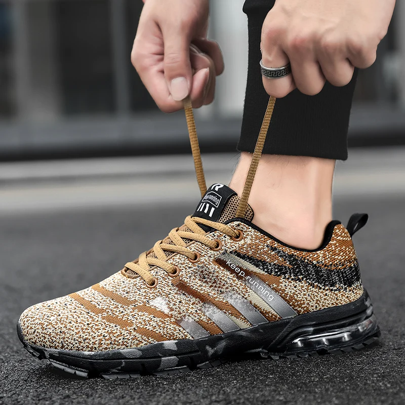 

Men's Shoes Summer Tide Shoes 2021 Men's Sports And Leisure Non-slip Shock Absorption Running Air Cushion Shoes Travel Shoes