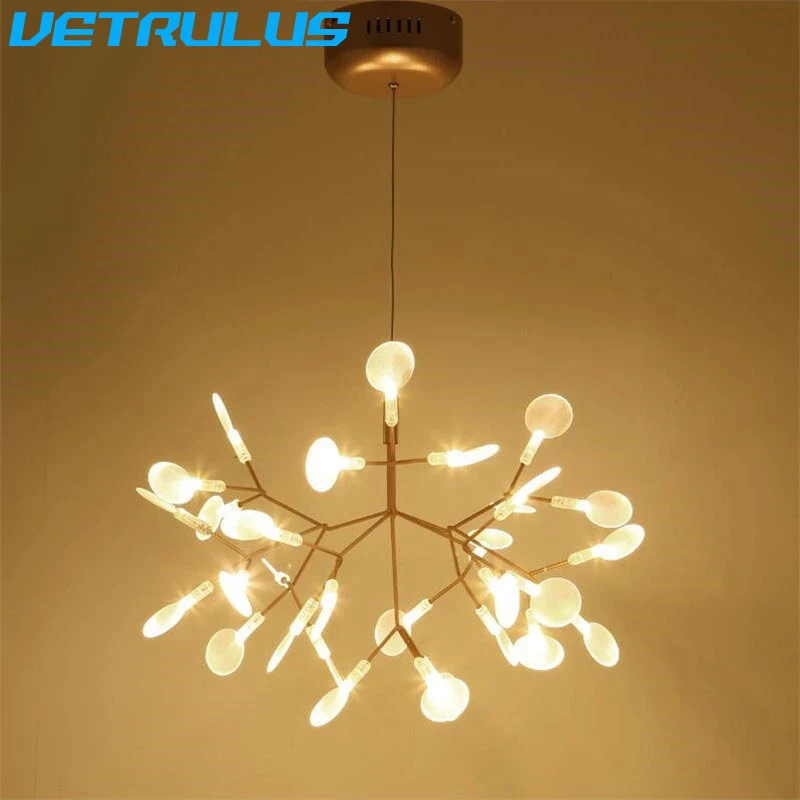 

Modern Firefly LED Chandelier Light Stylish Tree Branch Chandelier Lamp Decorative Firefly Ceiling Chandelies Hanging Lighting