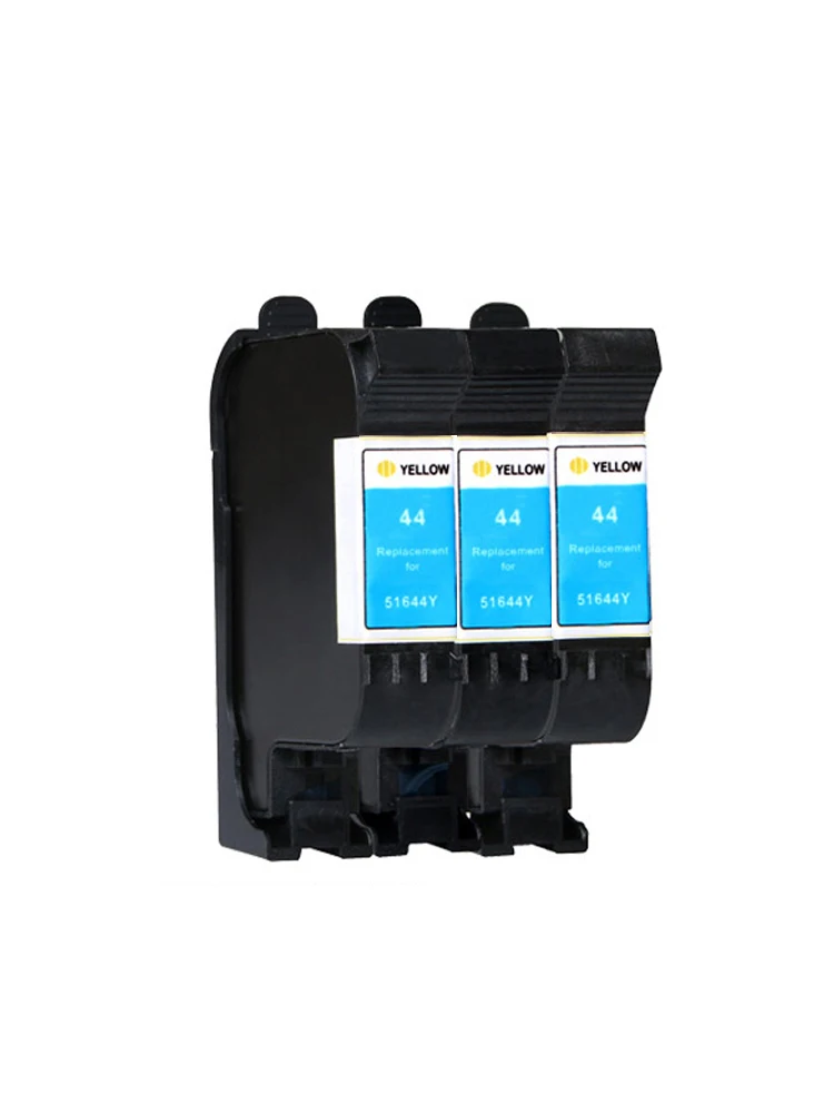 Картридж с желтыми чернилами для hp44 51644 Deskjet 350c/430c/455ca/488ca/700/750c/755/44 3 шт.|Чернильные