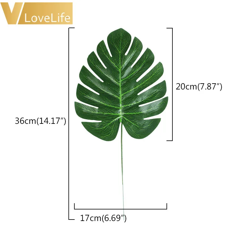 Искусственное растение Пальмовые Листья в скандинавском стиле 12 шт.|Украшения