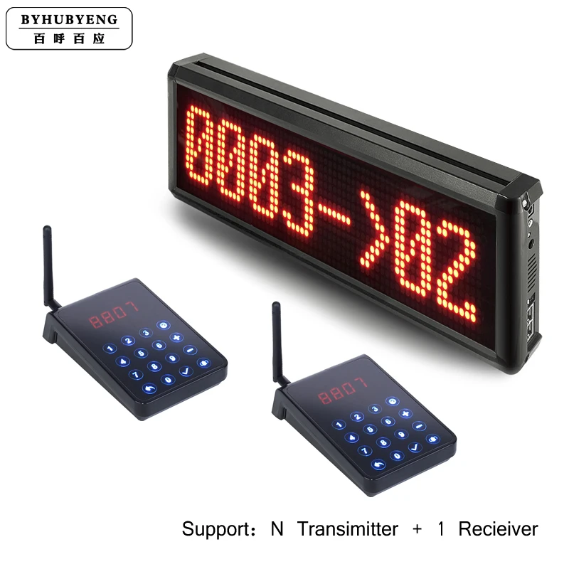 Высококачественная система для кафе гостевая управления вызовами клиентов 2pc