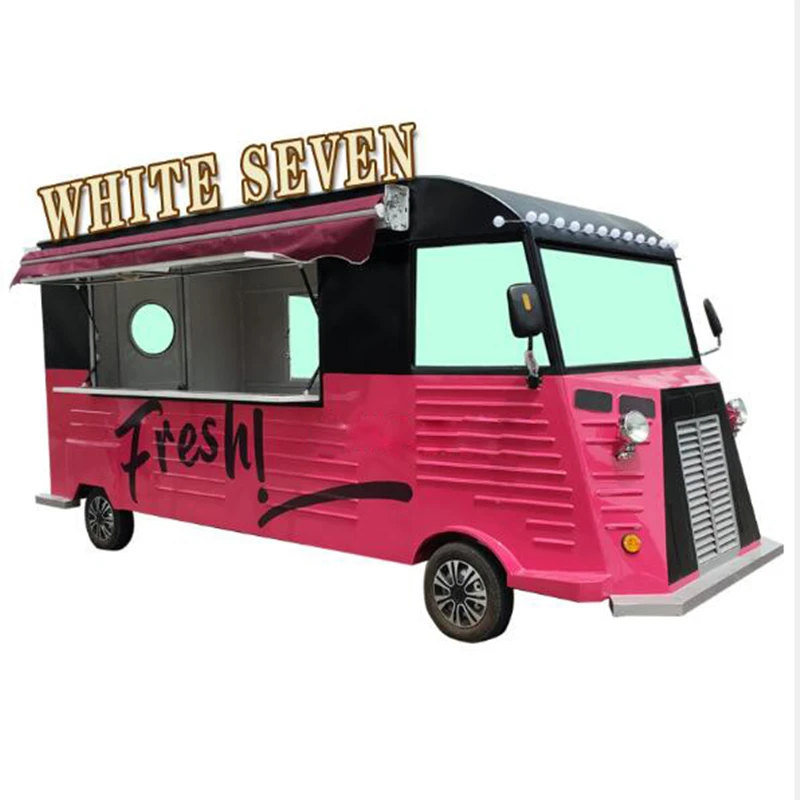 

Mobile Electric Snack Ice Cream Truck for Sale Street Kitchen Food Cart support Customization