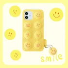 Силиконовый чехол для iphone 12 pro max, с улыбающимся лицом