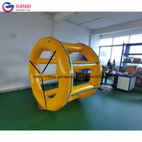 2m popular water rocker inflatable roller inflatable water wheel games for adults